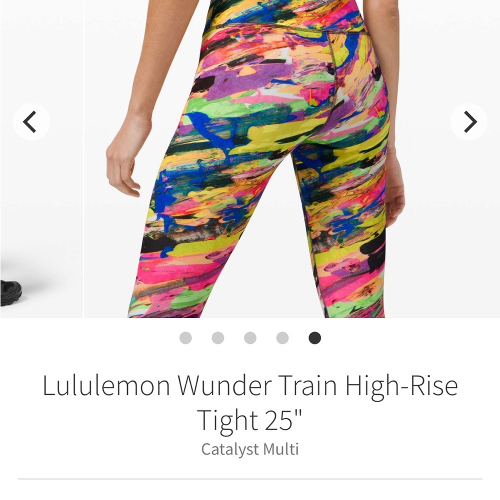 Lululemon Wunder Train High Rise 25” - Picture 5 of 9